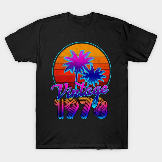 Vintage Classic 1978 T-Shirt by franzaled